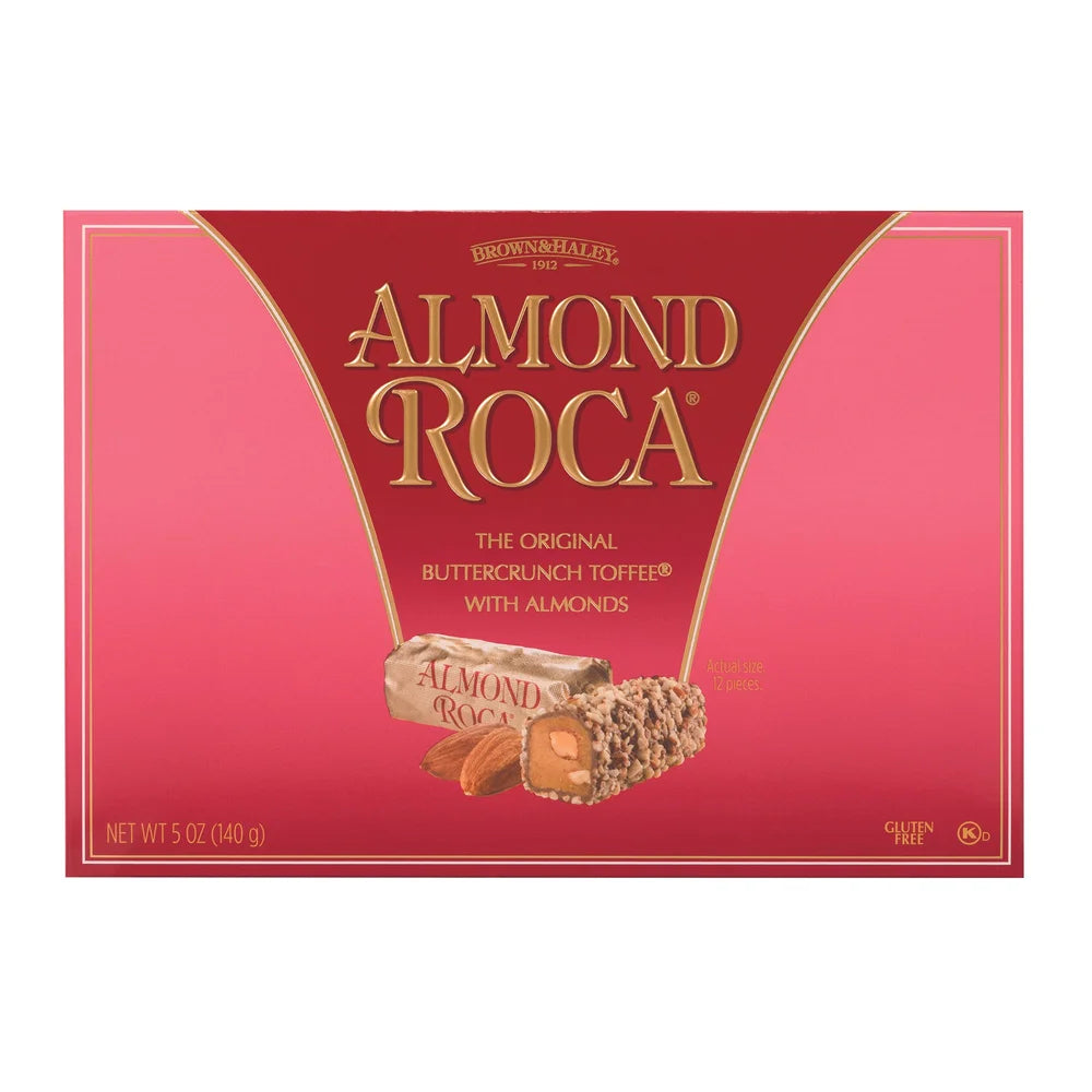 Almond Roca Buttercrunch Toffee Gift Box 140g – Premium Imported Chocolate from USA
