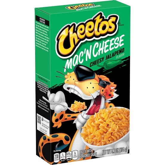 Cheetos Mac' N Cheese Pasta Cheesy Jalapeno
164g | Imported From USA