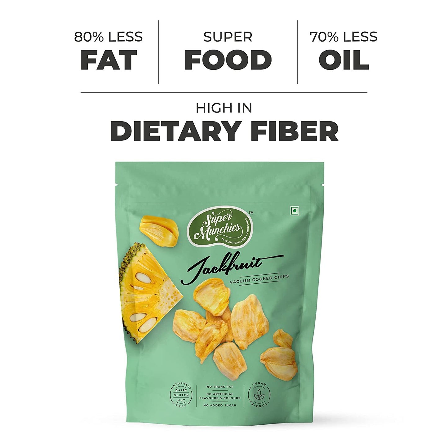 Super Munchies vaccum cooked Jackfruit Chips | Vegan