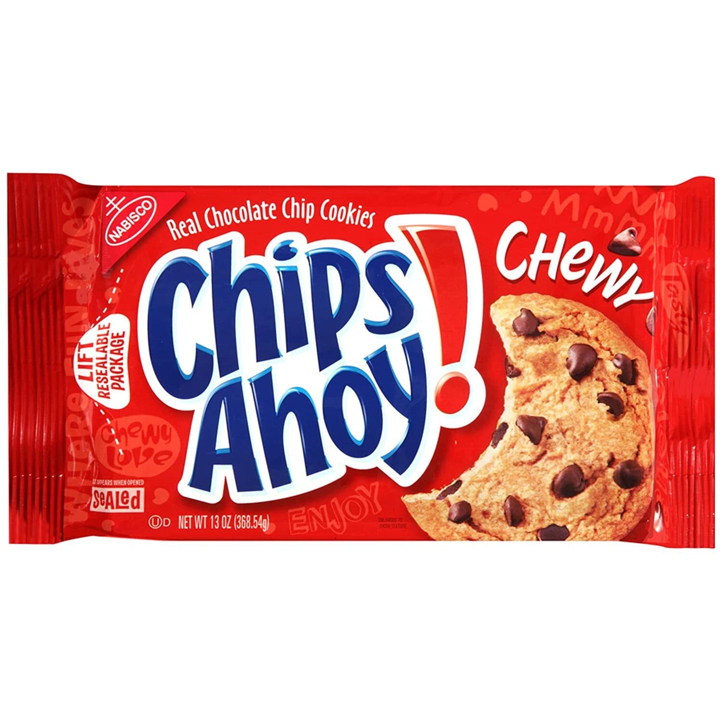 Chips Ahoy! Chocolate Chip Chewy Cookies - 368g, Breakage proof pack (Made in USA)