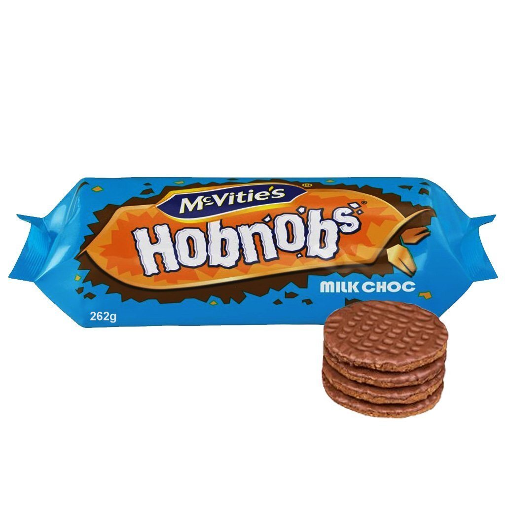 Mcvities Hobnobs Milk Chocolate 262g (Imported from UK) | Fresh Stock