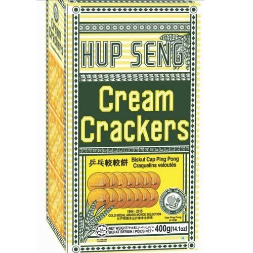Hup Seng Classic Cream Crackers (Biskut Cap Ping Pong) 400g - Imported