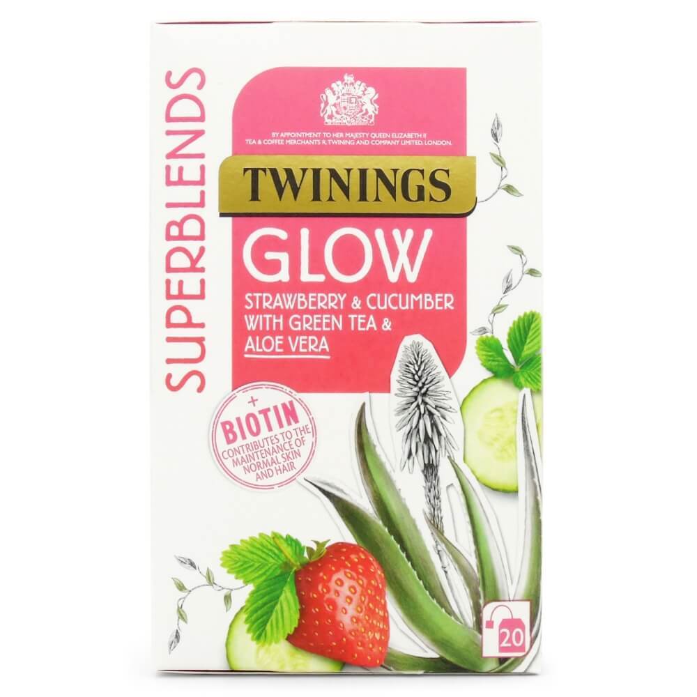 Twinings Superblends- Glow Tea Bags 40g | Imported