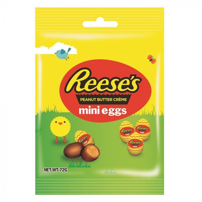 Reese's Peanut Butter Creme Mini Eggs - 72g, Imported from UK