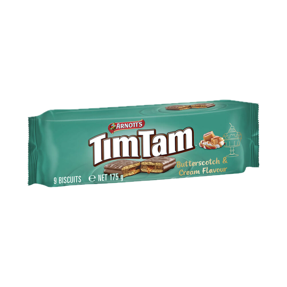 Arnott's Australia Tim Tam Butterscotch and Cream biscuits | Limited Edition- 160g | Imported