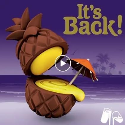 Cadbury Dairy Milk Tropical Pineapple Chocolate Bar 180g | Imported from Australia | Premium Milk Chocolate