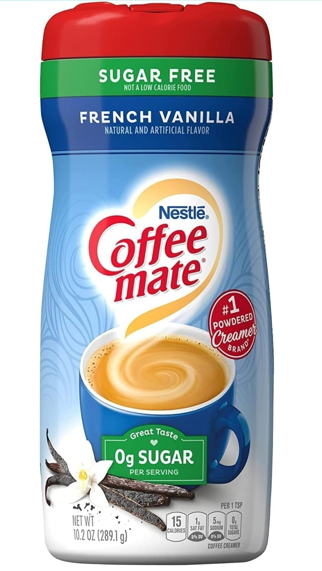 Nestle Coffee Mate Vanilla - Sugarfree Imported