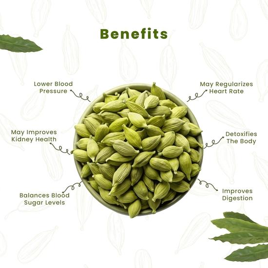 Organic Cardamom (Elaichi) by Indygood – Strong Aroma & Flavour