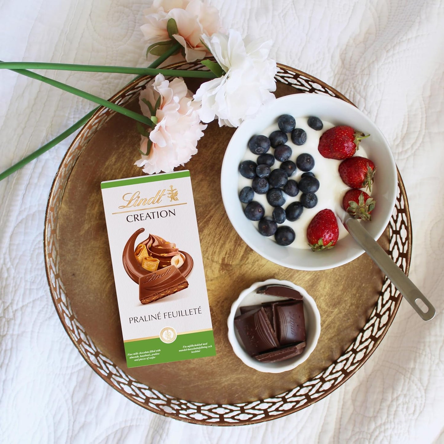 Lindt Creation Praline Feuillete 150g | Imported Swiss Chocolate