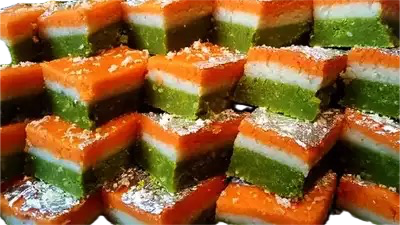 Tirangi Barfi, Original from Ram Bhandar (Varanasi) - Celebrate India in Every Bite | GI Tagged Most Famous Sweet from Benaras