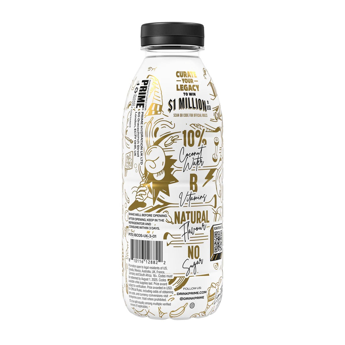 PRIME Hydration Limited Edition Collector Series – Electrolyte Sports Drink (Low Sugar, BCAAs, Vitamins) | Imported