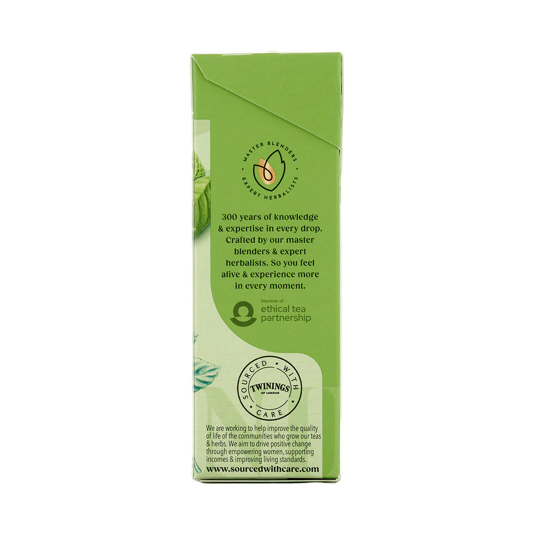 Twinings Green Tea & Mint – 20 Tea Bags | Imported Limited Edition