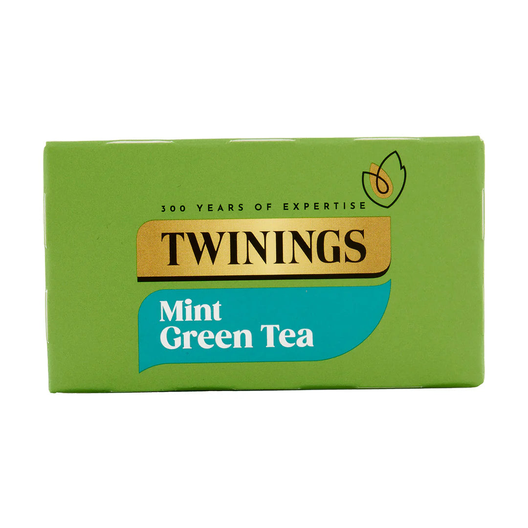 Twinings Green Tea & Mint – 20 Tea Bags | Imported Limited Edition