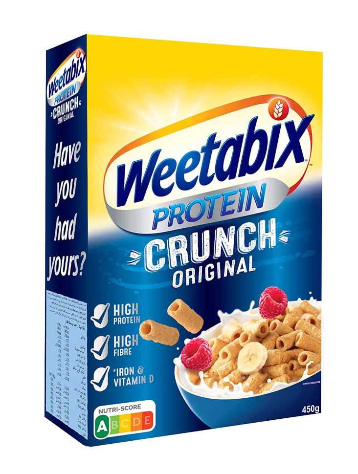 Weetabix Protein Crunch Cereal - 450g | Imported High-Protein Breakfast