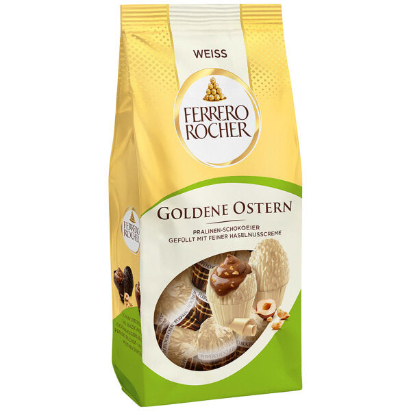 Ferrero Rocher Golden Easter White Chocolate Eggs – 90g Imported