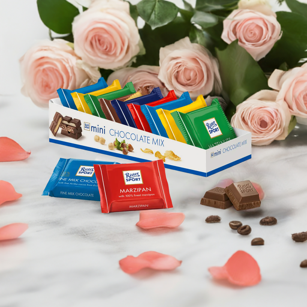 Ritter Sport Assorted Chocolate (100g x 10) | Discover 10 Delicious Flavors (Made in Germany)