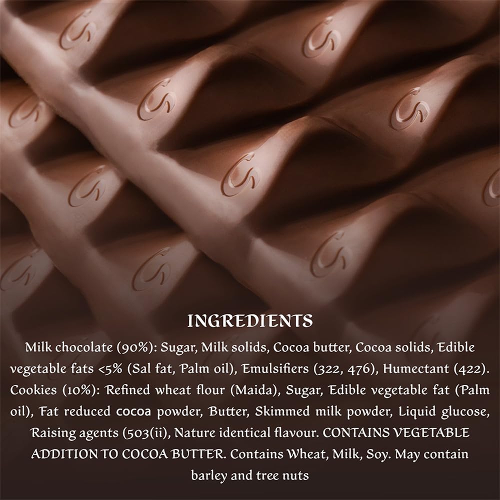 Galaxy Cookie Crumble Milk Chocolate Bar 96g – Imported From UK, Valentine Special