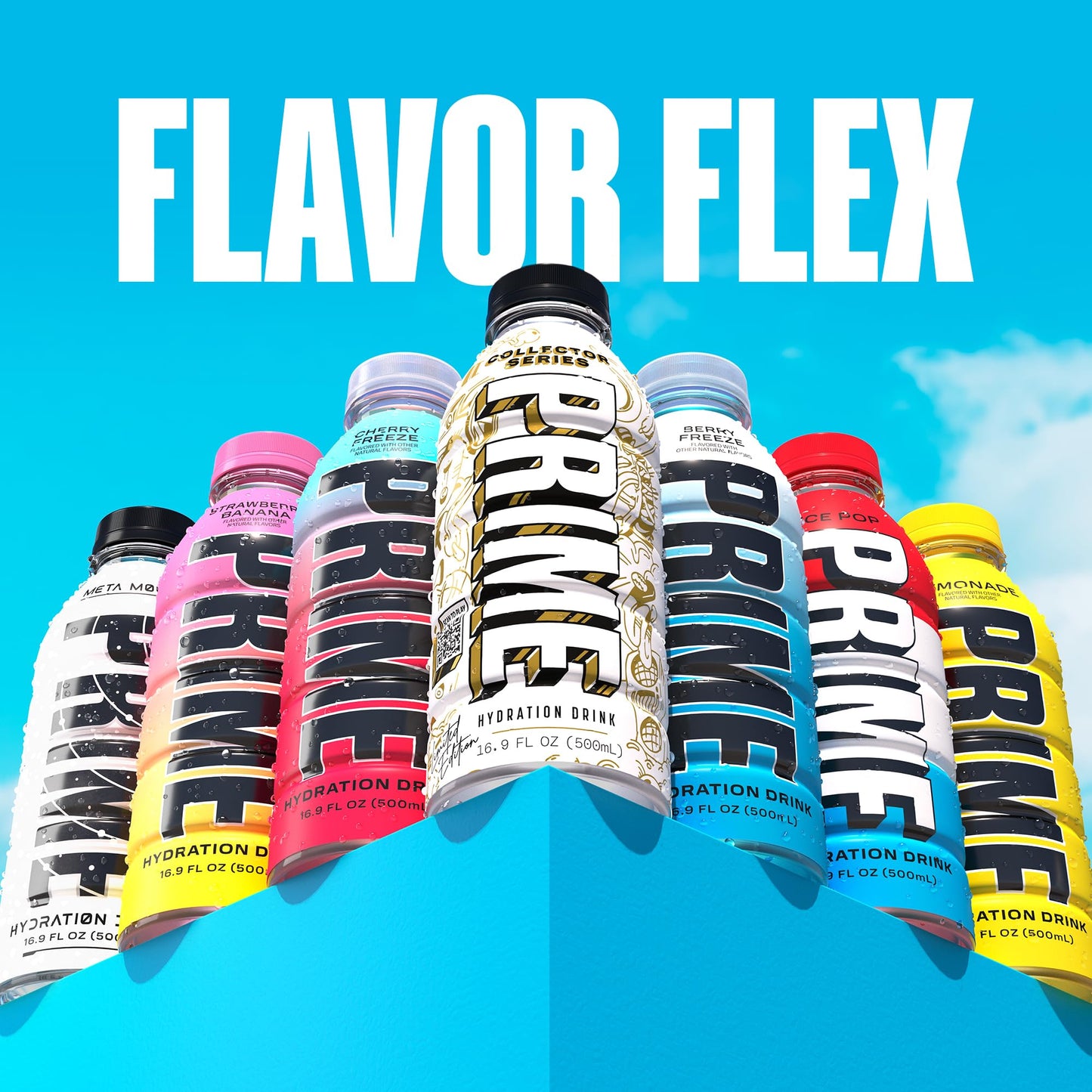 PRIME Hydration Limited Edition Collector Series – Electrolyte Sports Drink (Low Sugar, BCAAs, Vitamins) | Imported