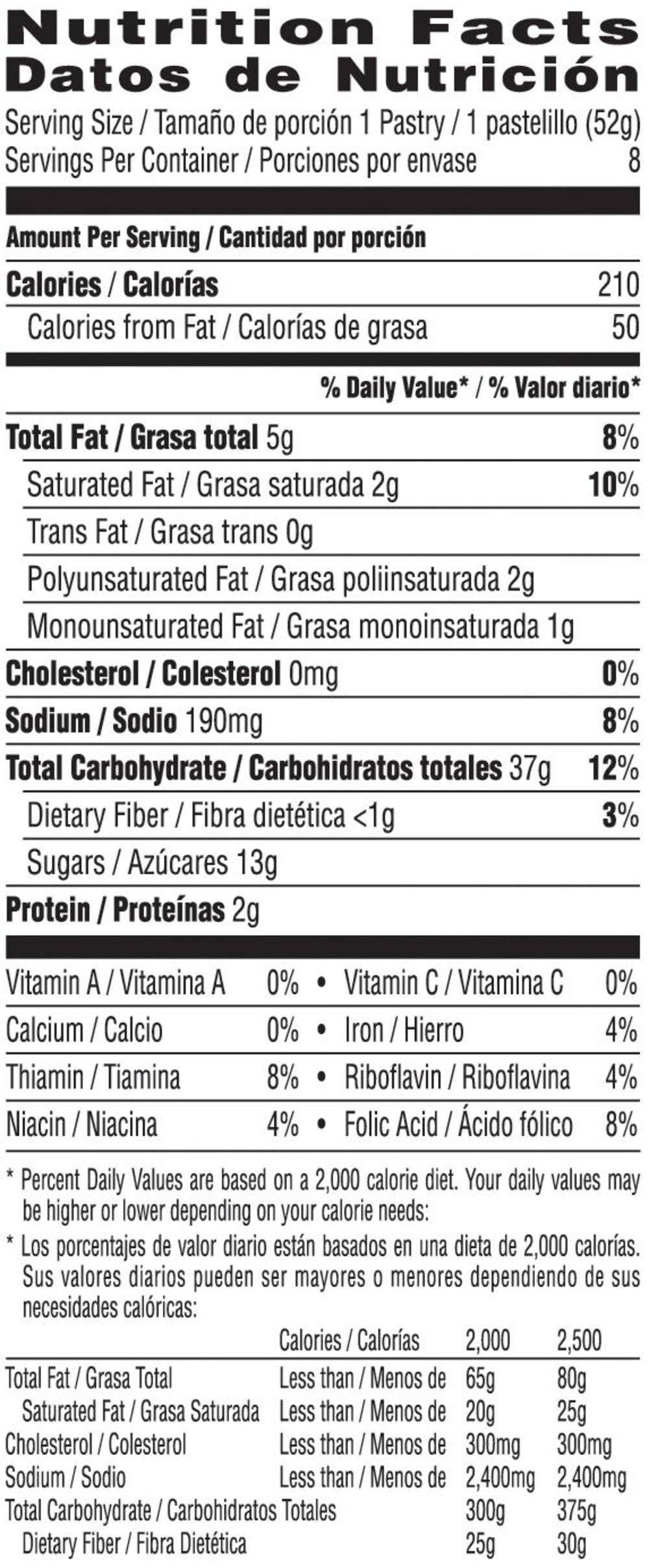 Pop-Tarts Unfrosted Blueberry – 416g | Imported Breakfast Treat