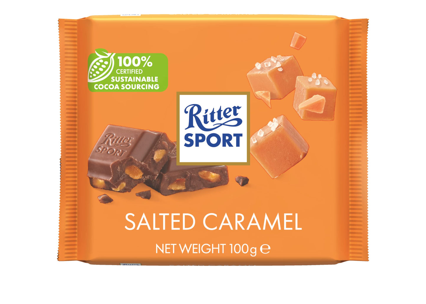 Ritter Sport Salted Caramel Chocolate – Imported | 100g