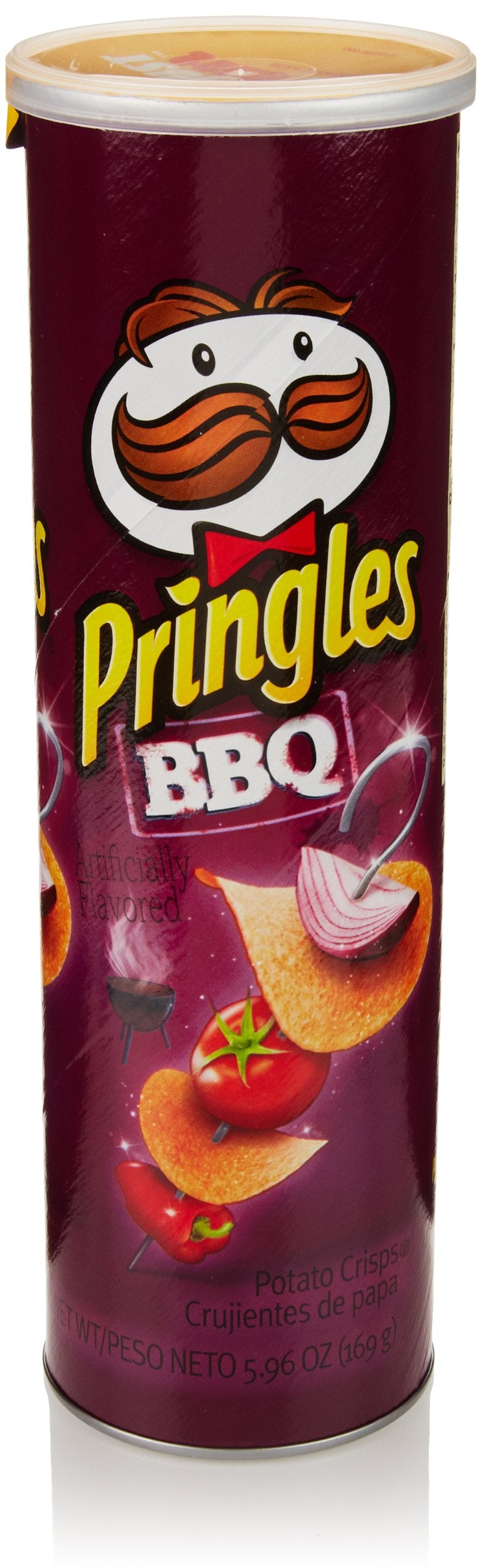 Pringles Barbeque Potato Chips – 165g | Imported & Crunchy