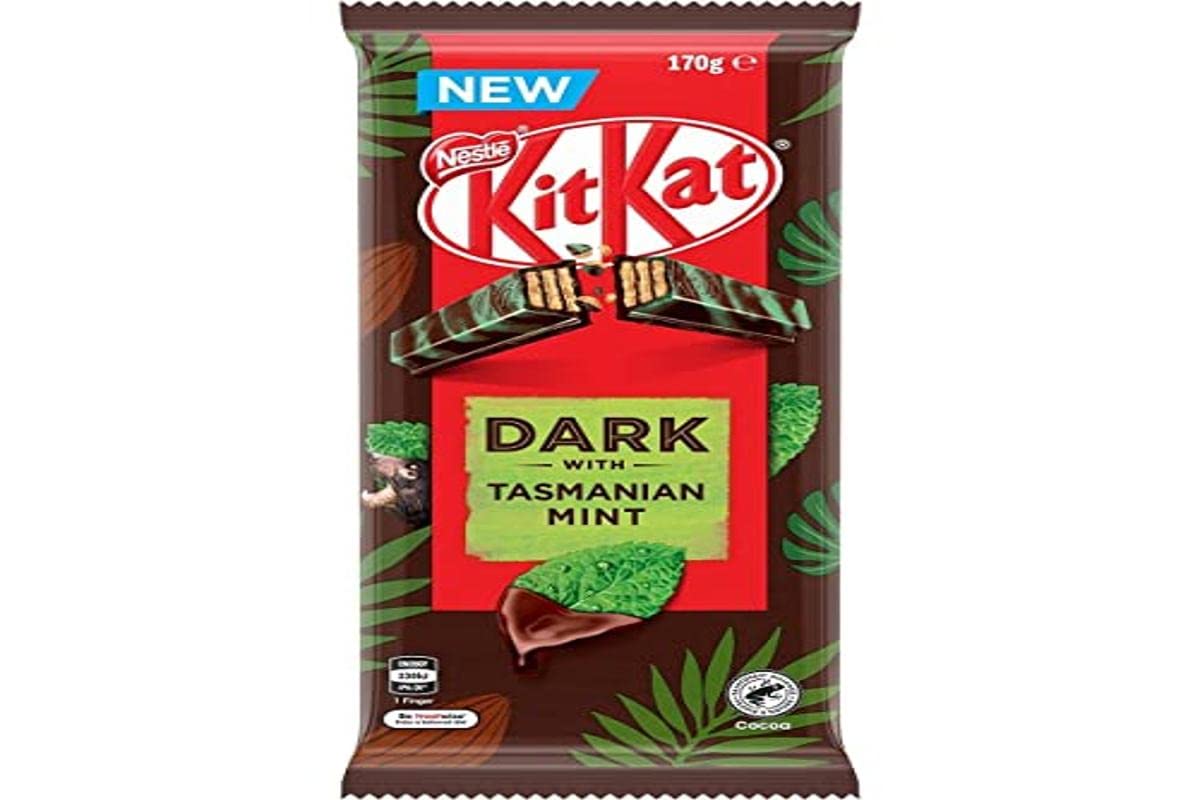 KitKat Dark Chocolate with Tasmanian Mint – 170g | Imported Treat
