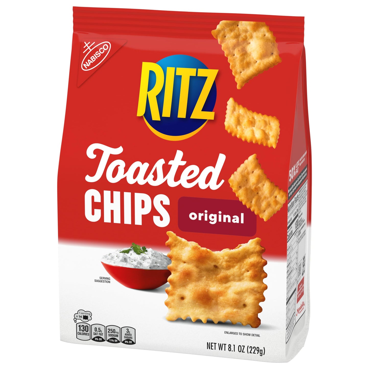 Ritz Toasted Chips Original – 55% Less Fat, 229g | Imported