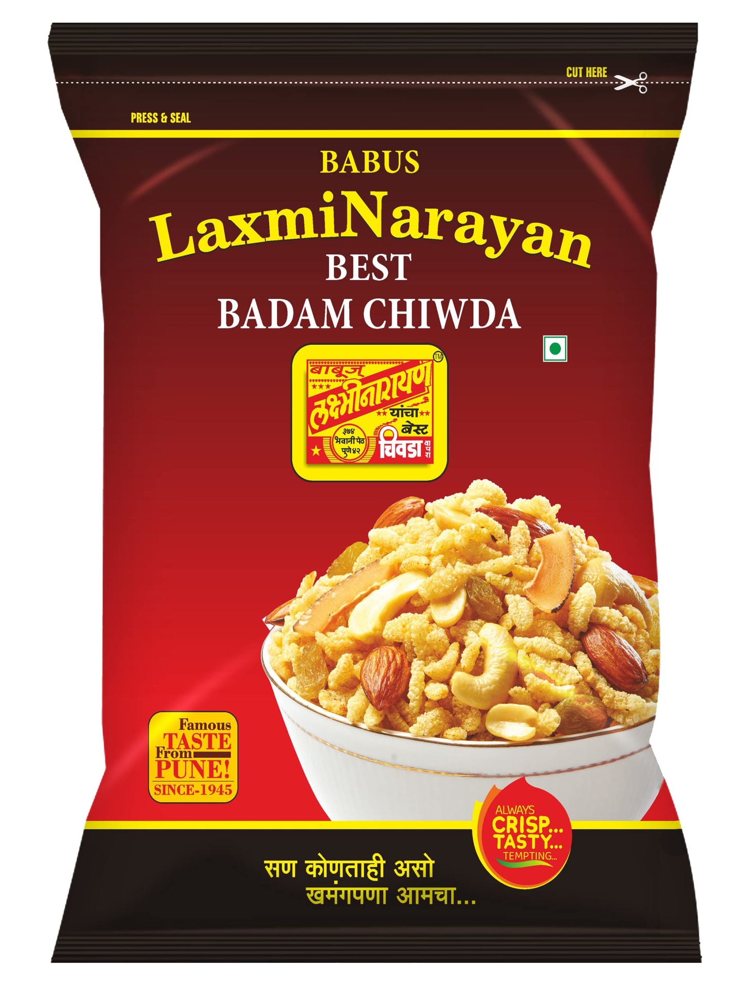 Laxminarayan Fresh & Delicious Badam Chiwda – Authentic Pune Snack