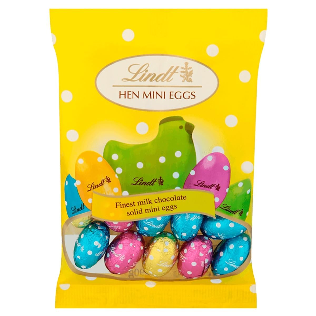 Lindt Mini Hardshell Eggs – 90g | Imported UK,Melt proof Easter chocolate