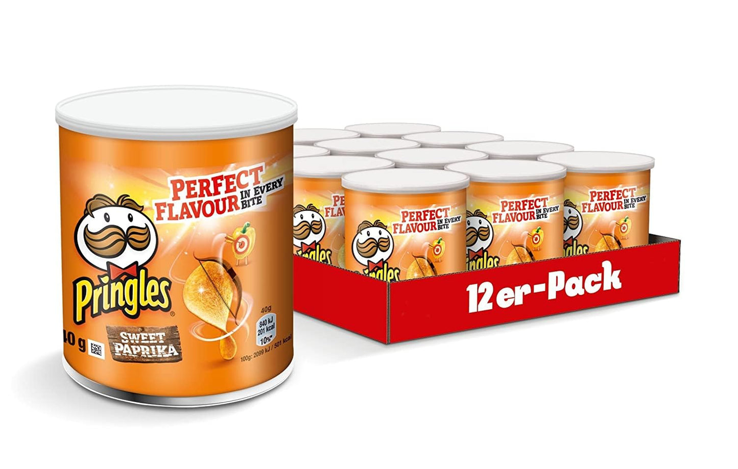 Pringles Sweet Paprika Chips – 40g | Imported Crunchy Delight