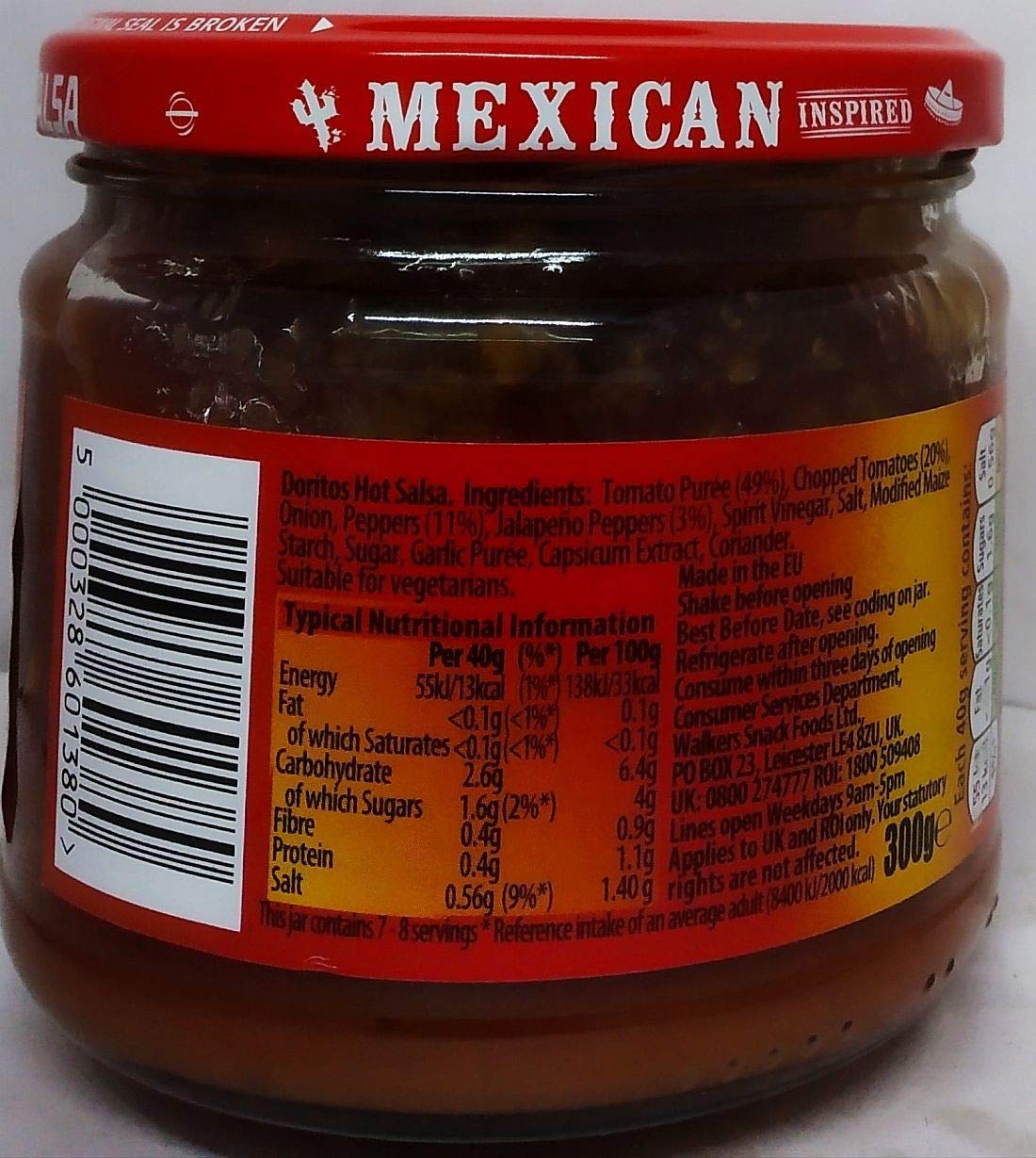 Doritos Hot Salsa Dip – 300g | Imported Spicy Flavor
