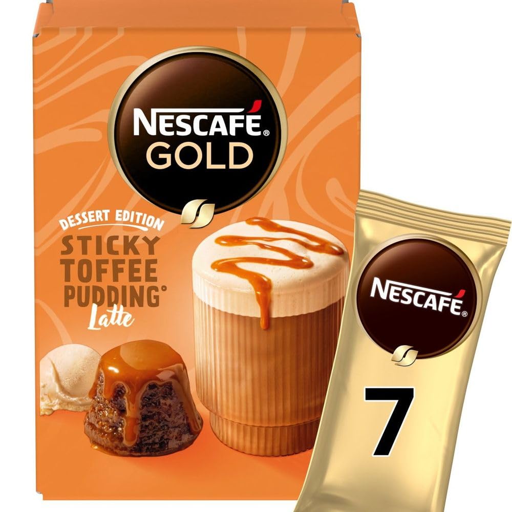 Nescafe Sticky Toffee Pudding Latte – 140g | Imported