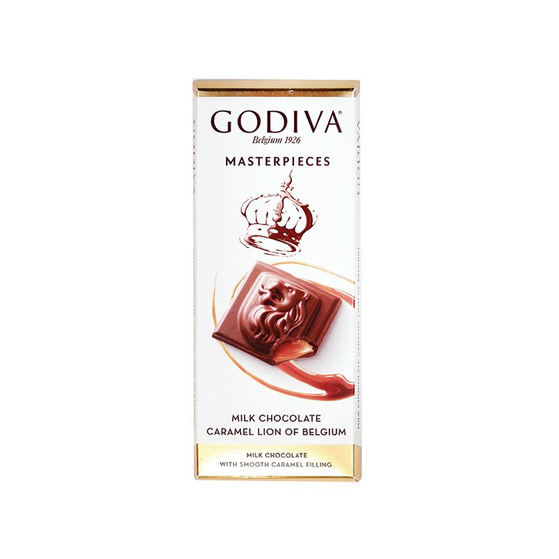 Godiva Masterpiece Caramel Milk Chocolate β 86g | Imported