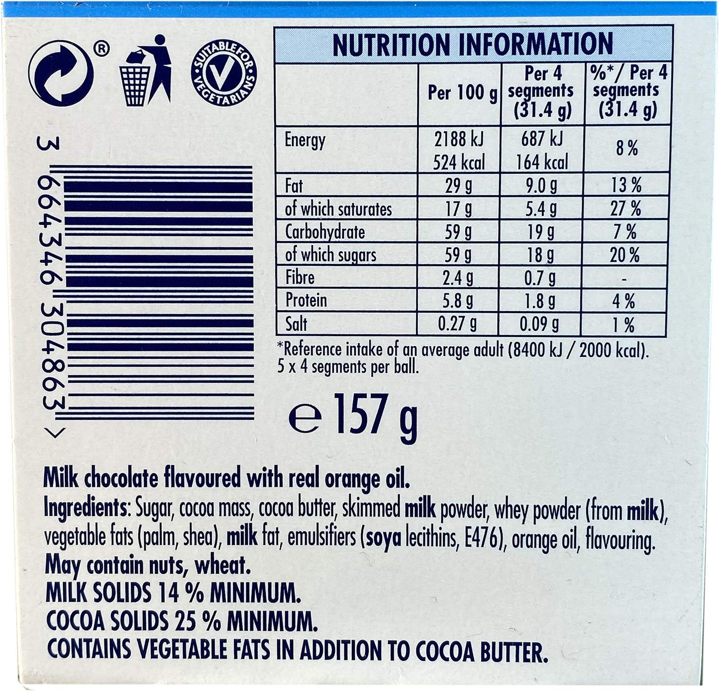 Terry's Chocolate Orange – 157g | Imported & Indulgent