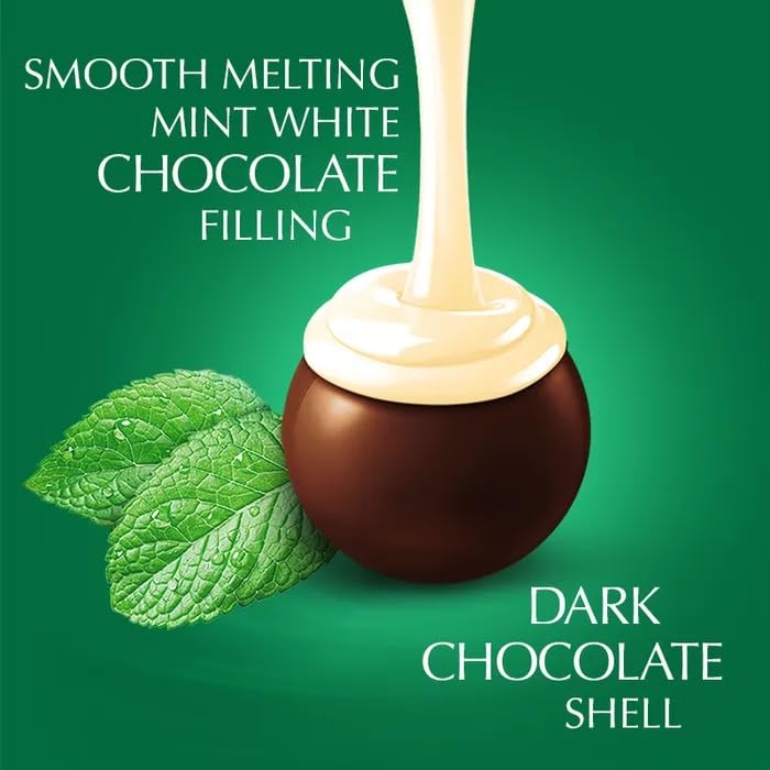 Lindt Lindor Dark Mint Chocolate Truffles 200g | Imported