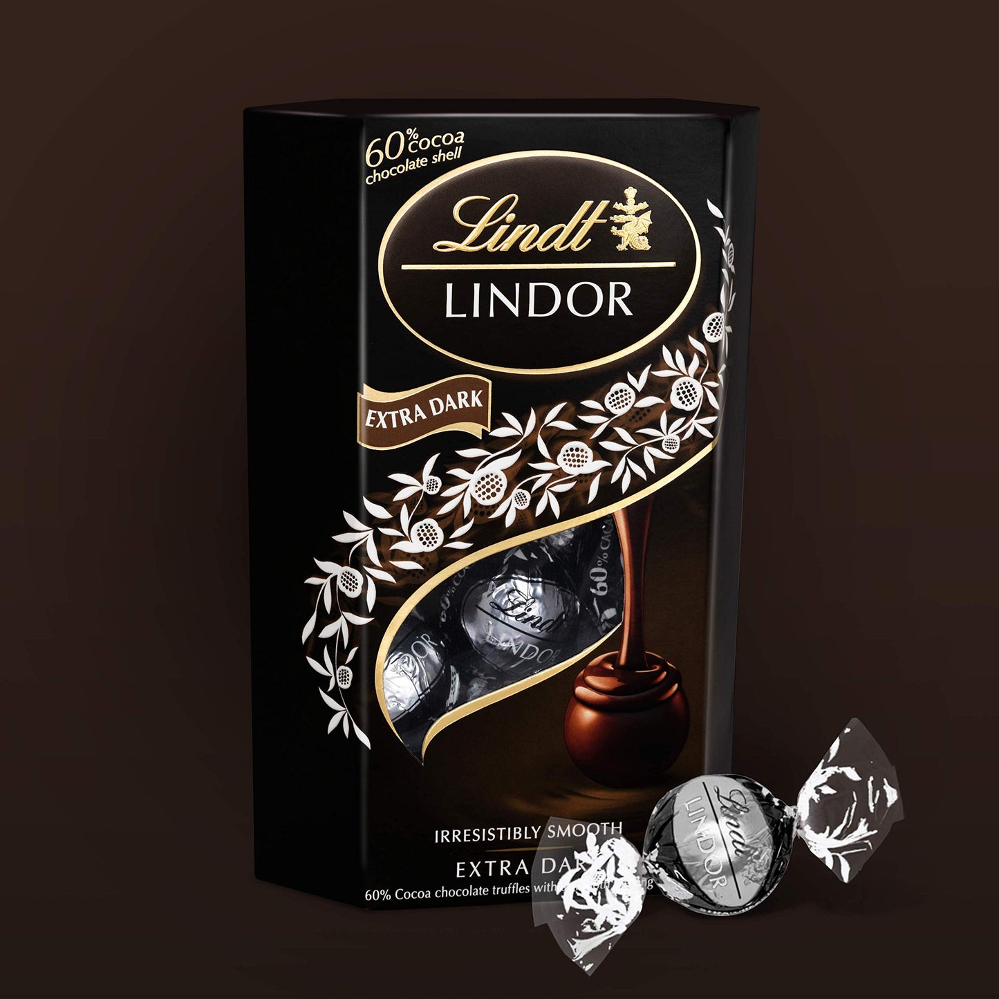 Lindt Lindor Extra Dark Truffles 60% Cocoa – 200g | Imported