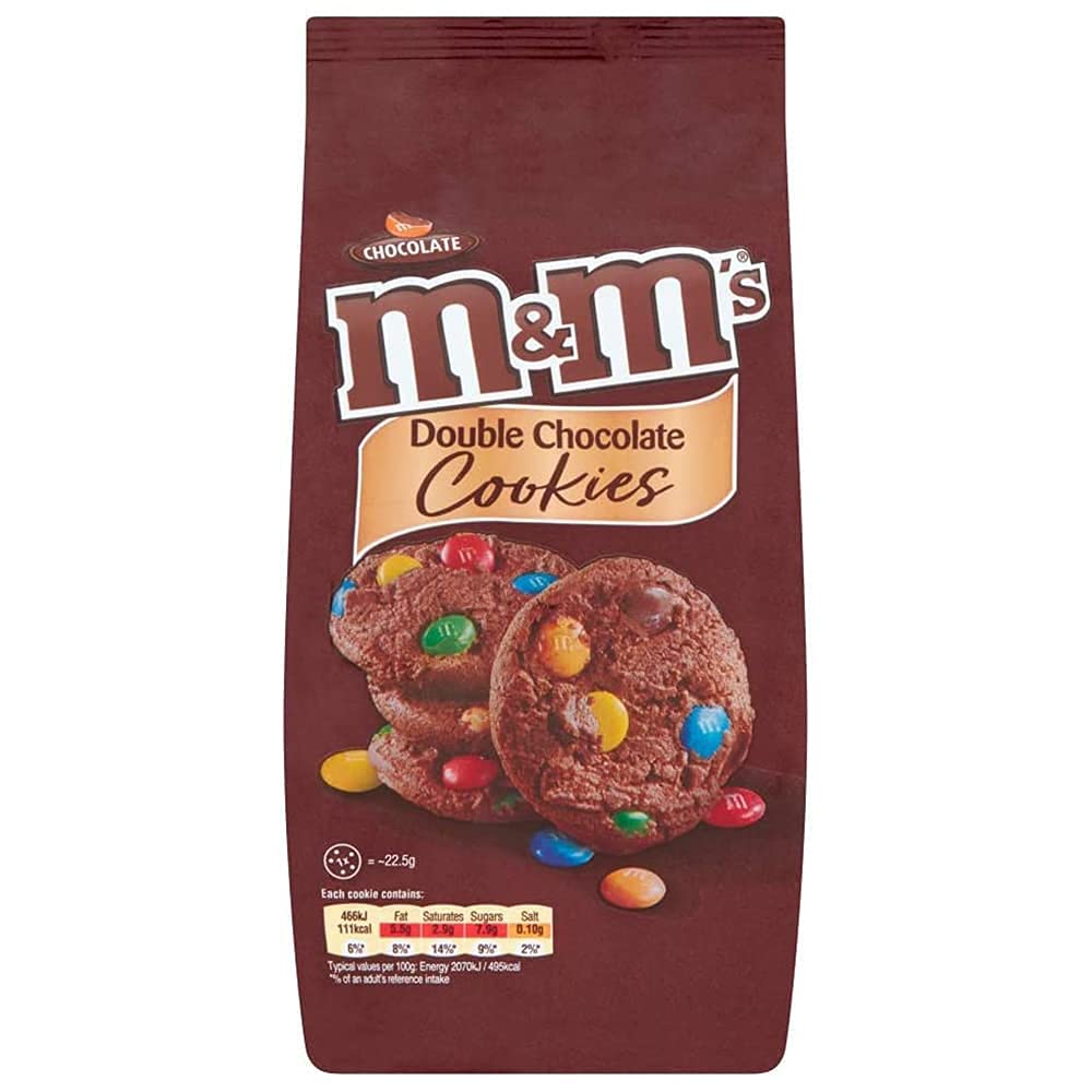 M&M Mars Double Chocolate Cookies – 180g | Imported Treat