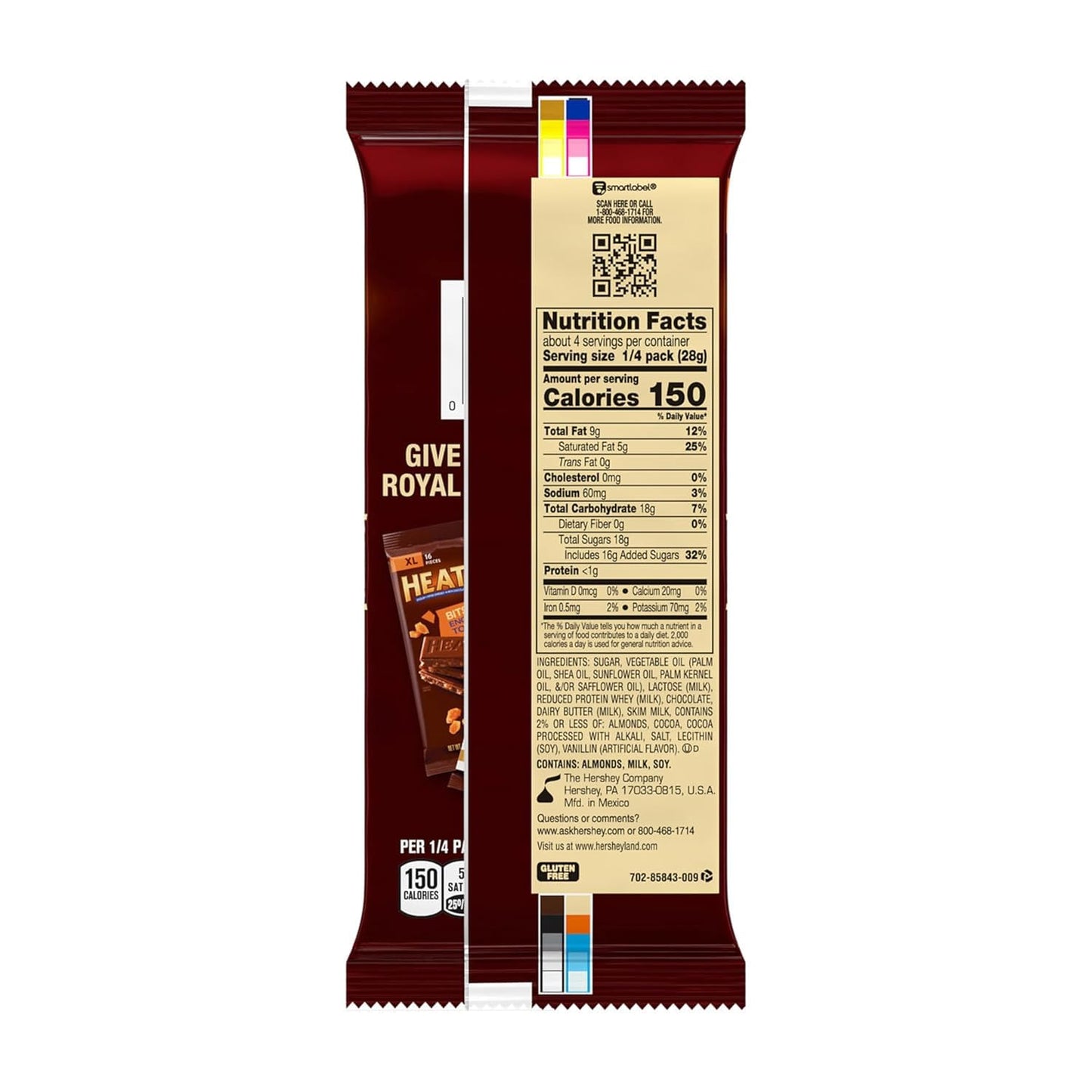The Hershey’s Heath XL English Toffee Bar – 113g | Imported