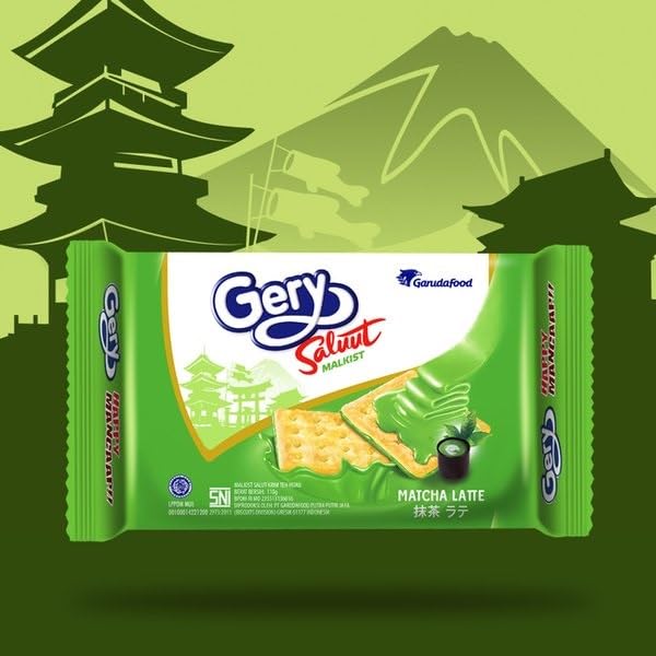 Gery Matcha Latte Cookies – 100g | Imported Cracker Delight