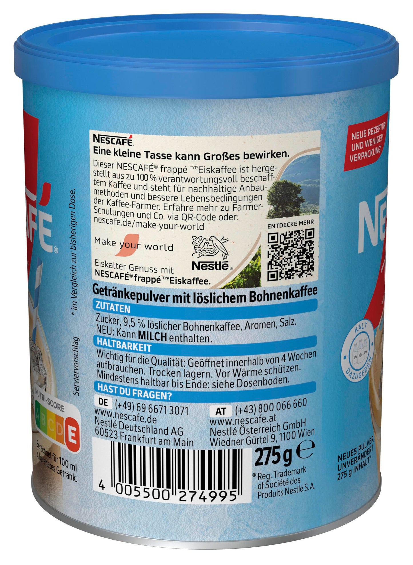 Nescafe Frappe Ice Coffee Powder – 275g | Imported