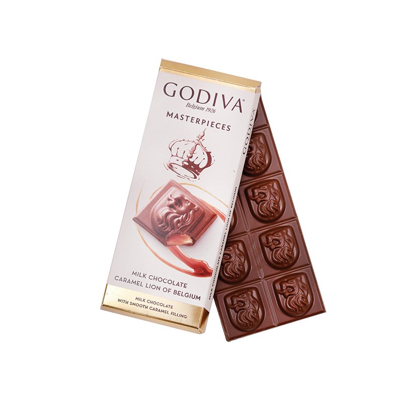 Godiva Masterpiece Caramel Milk Chocolate β 86g | Imported