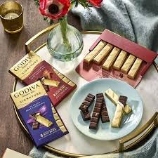 Godiva Signature Roasted Almond Dark Chocolate Mini Bars 90g – Imported from Belgium