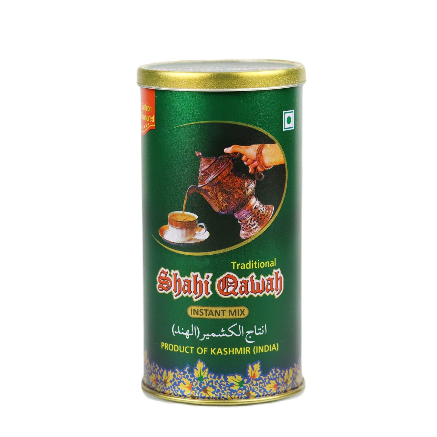 Traditional Premium Kashmiri Shahi Qawah Kahwa Tea 250g - Green Tea Powder, 100% Authentic