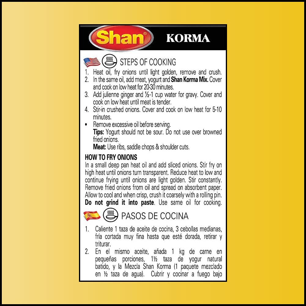 Shan Korma Masala 50g | Original | Imported | Made in UAE | Free Delivery