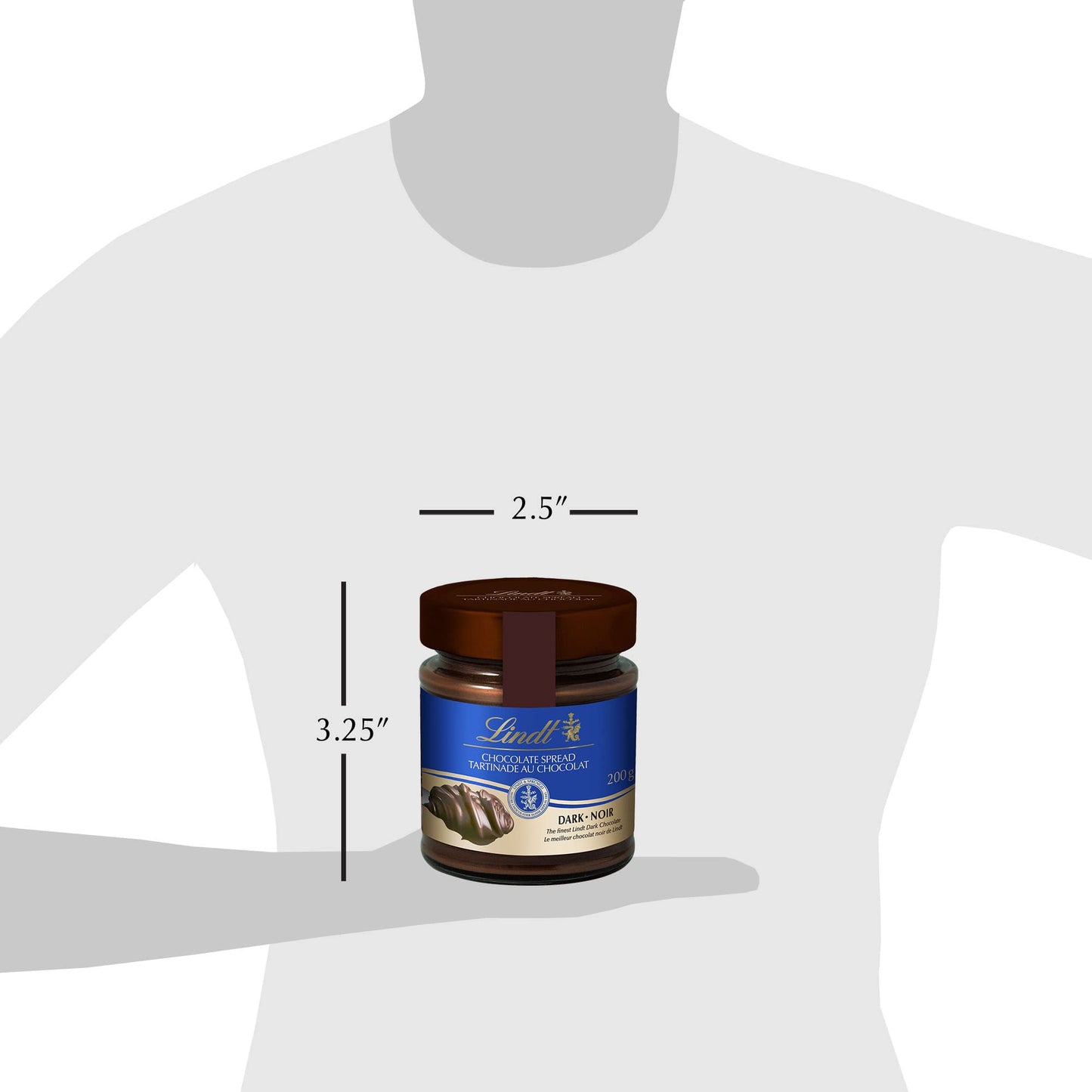 Lindt Dark Chocolate Spread 200g (Imported)