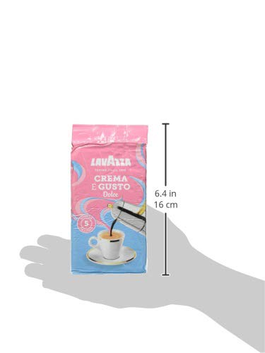 Lavazza Crema E Gusto Dolce Ground Coffee – 250g | Imported