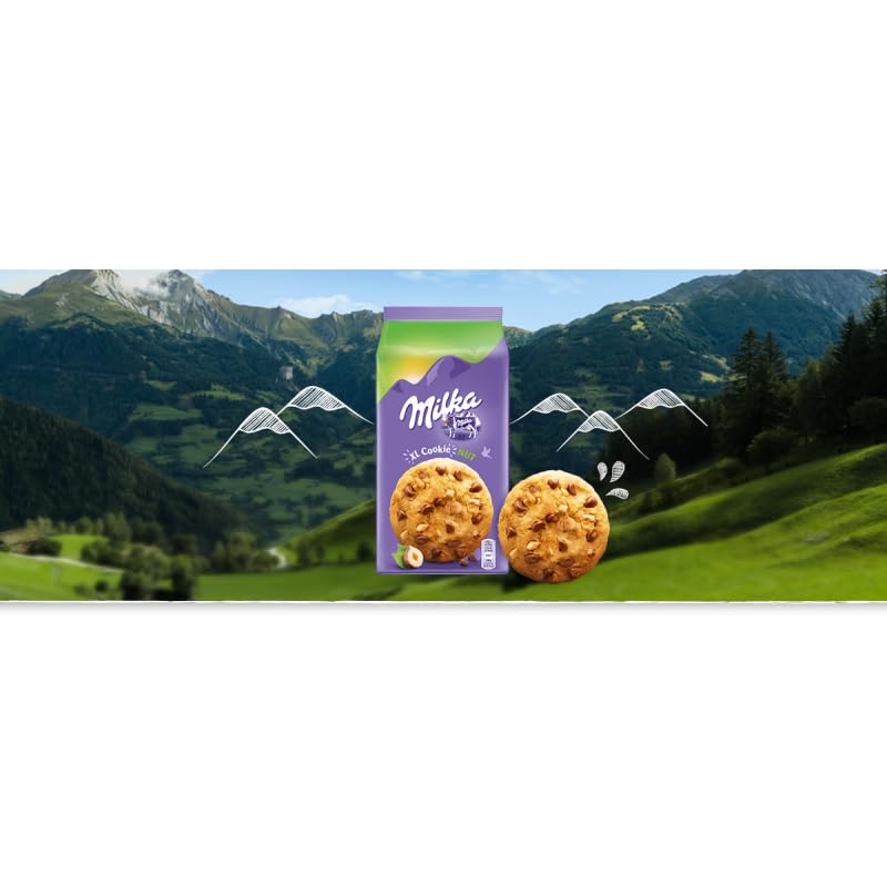 Milka XL Choco Hazelnut Cookies 184g – Swiss Imported Gift Treat