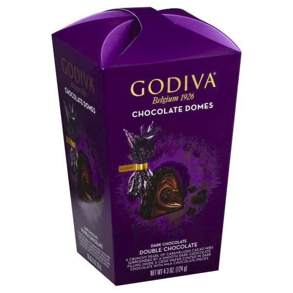 Godiva Domes Double Chocolate Gift Box 130g | Imported Luxury