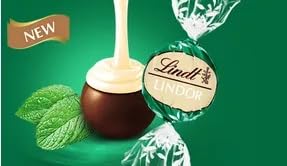 Lindt Lindor Dark Mint Chocolate Truffles 200g | Imported
