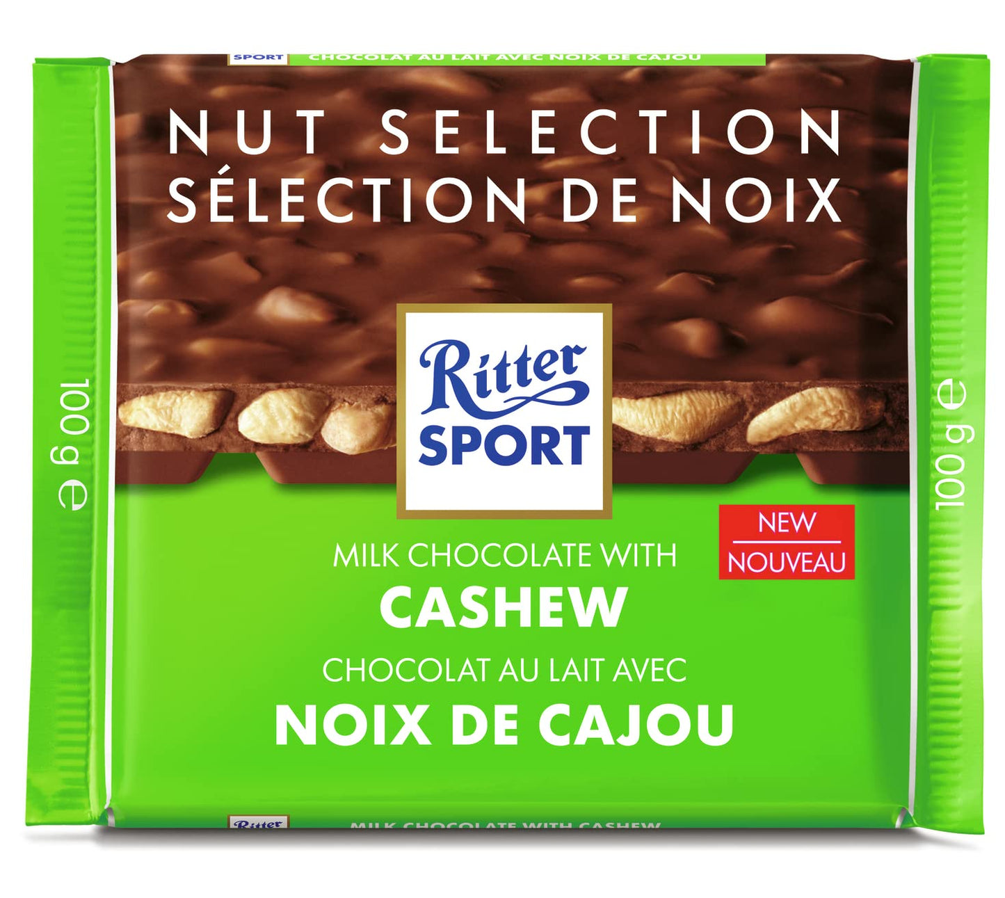 Ritter Sport Cashew Chocolate – 100g | Imported & Premium